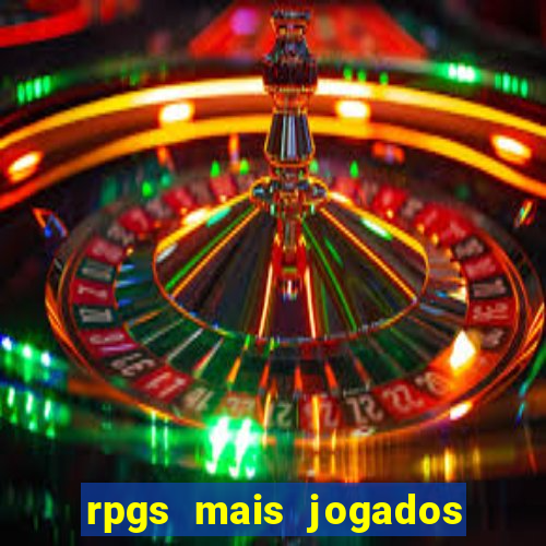 rpgs mais jogados do mundo